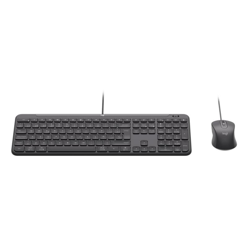 Logitech Signature Slim Wired Combo MK620 US black Schwarz (920-013349) (920013349)