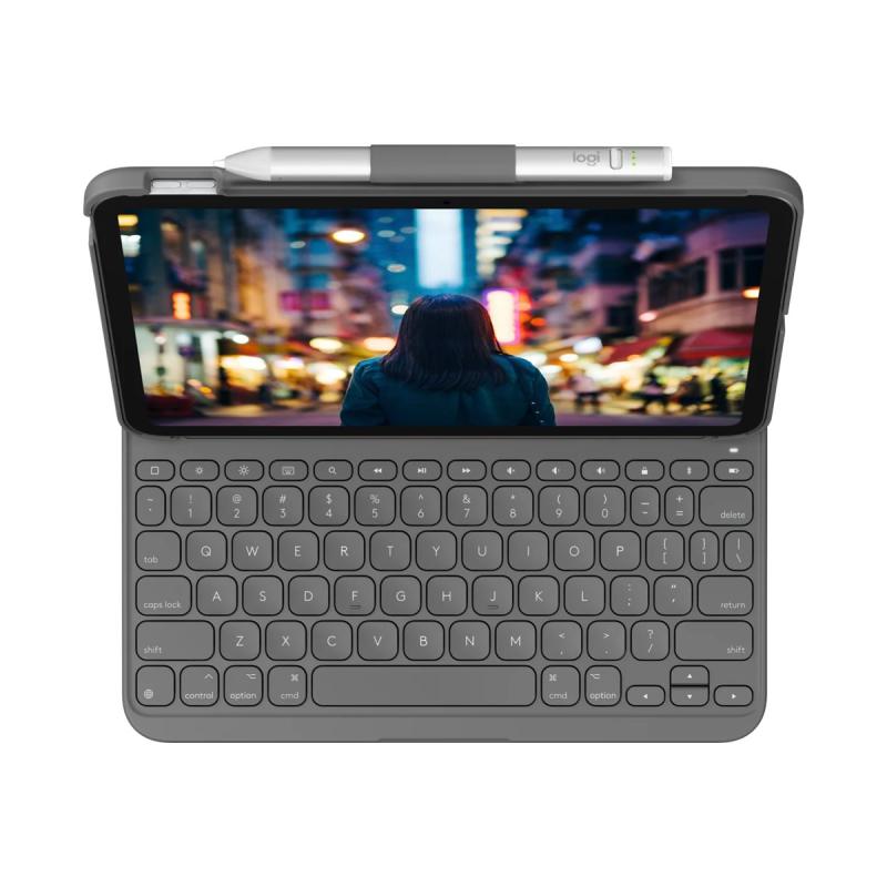 Logitech Slim Folio Tastatur und Foliohülle (920-011423) (920011423)