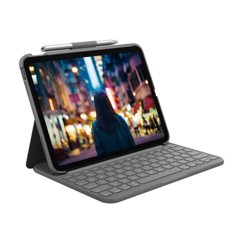Logitech Slim Folio Tastatur und Foliohülle (920-011423) (920011423)