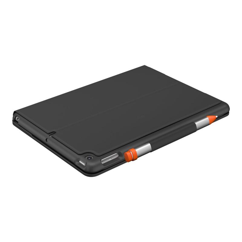 Logitech Slim Folio Tastatur und Foliohülle kabellos Bluetooth DE (920-009474) (920009474)