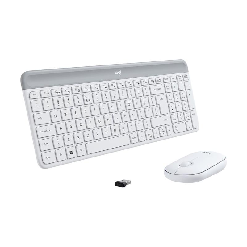 Logitech Slim Wireless Combo MK470 T -und-M -Set T undM Set Logitech-und-M Logitech -und-M white (920-009205) (920009205)
