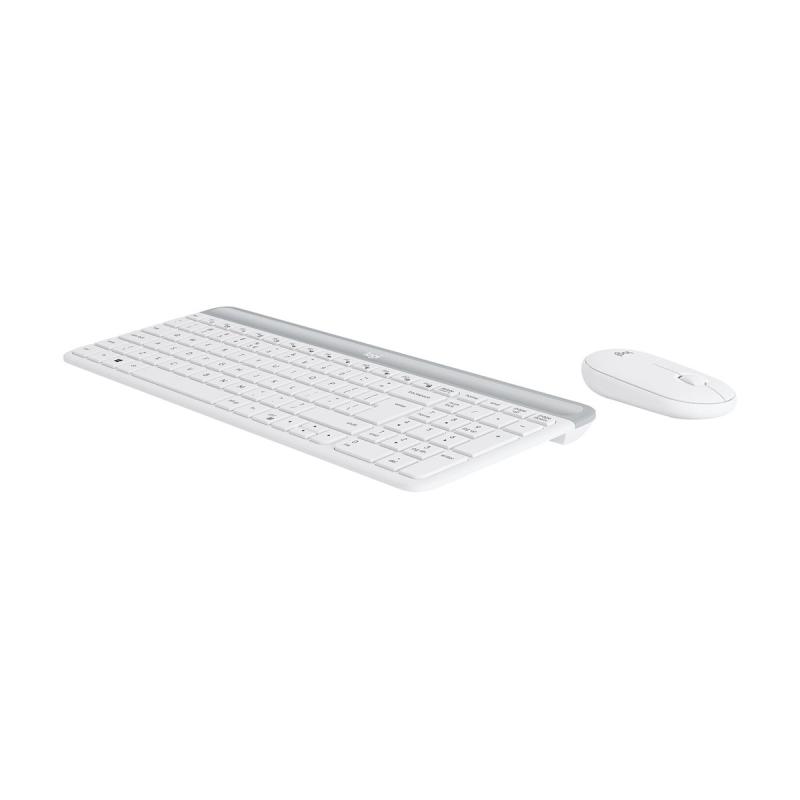 Logitech Slim Wireless Combo MK470 T -und-M -Set T undM Set Logitech-und-M Logitech -und-M white (920-009205) (920009205)