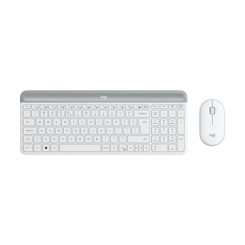Logitech Slim Wireless Combo MK470 T -und-M -Set T undM Set Logitech-und-M Logitech -und-M white (920-009205) (920009205)