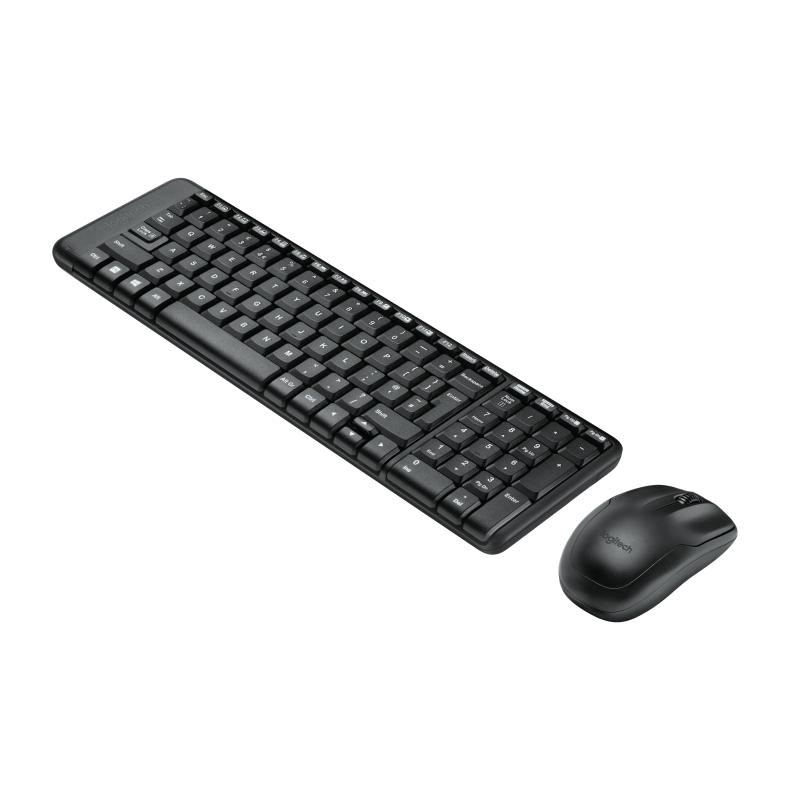 Logitech Wireless Combo MK220 Tastatur-und-Maus-Set TastaturundMausSet US (920-003161) (920003161)