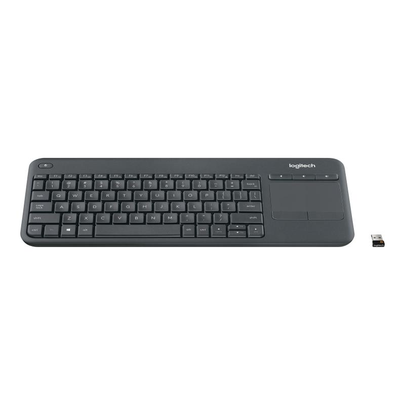 Logitech Wireless Touch Keyboard K400 Plus Tastatur DE (920-007127) (920007127)