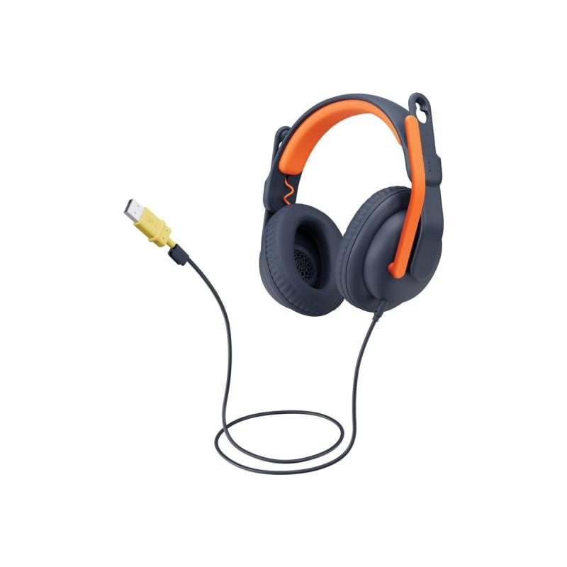 Logitech Zone Learn Over-Ear OverEar Wired Headset für Kinder (981-001389) (981001389)