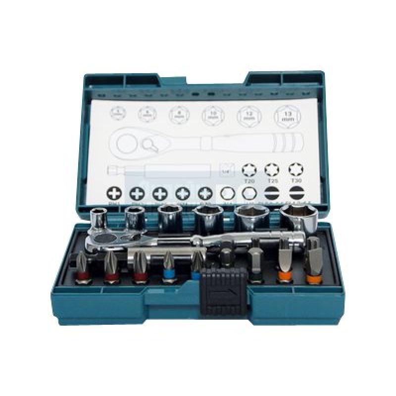 Makita Screw Bit and Ratchet Set 19pcs B-54081 B54081 (B-54081)