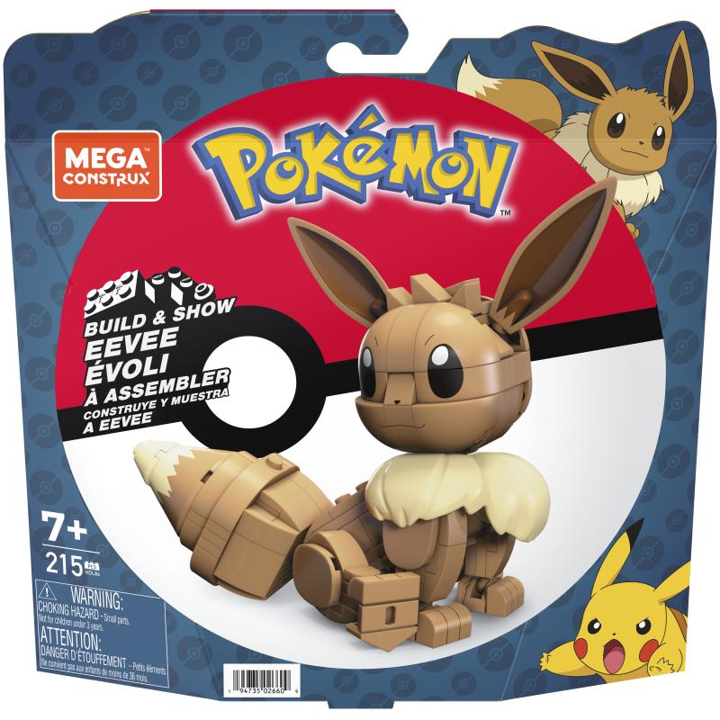 MEGA Brands Mega Construx Pokémon Build & Show Eevee (HDL84)