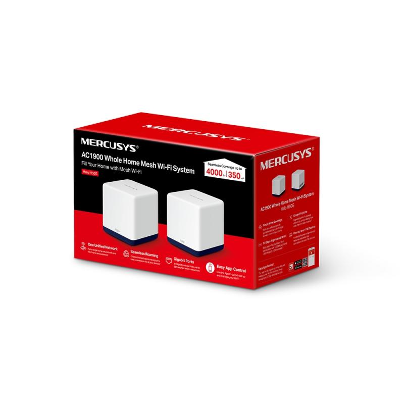 Mercusys WLAN-Router WLANRouter Halo H50G(2-pack) H50G(2pack)