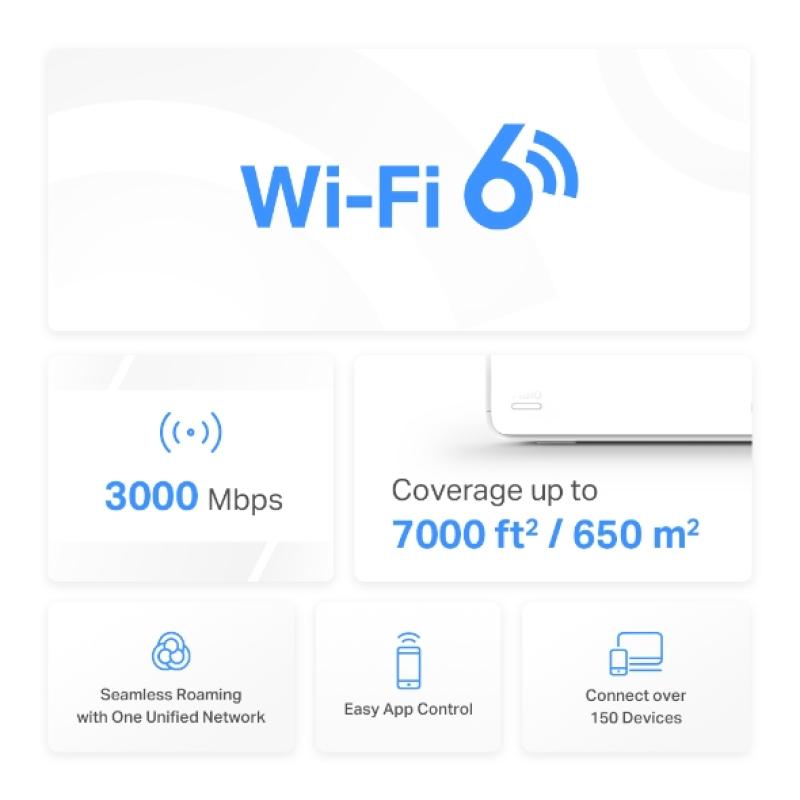 Mercusys WLAN-Router WLANRouter Halo H80X(3-pack) H80X(3pack)