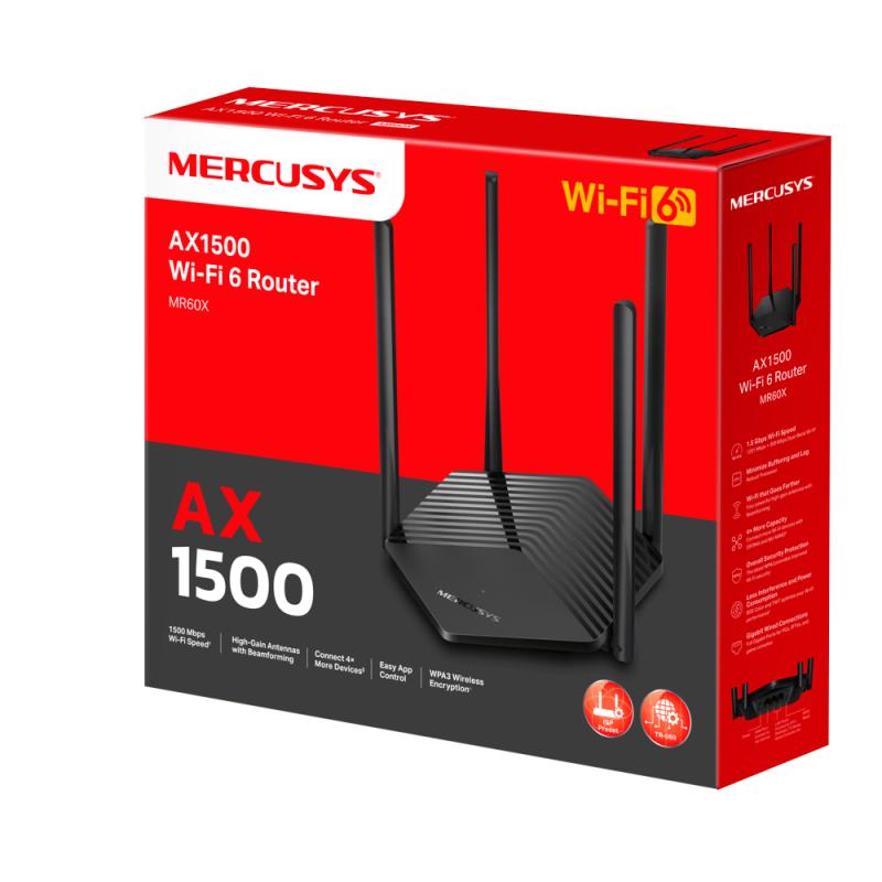 Mercusys WLAN-Router WLANRouter (MR60X)