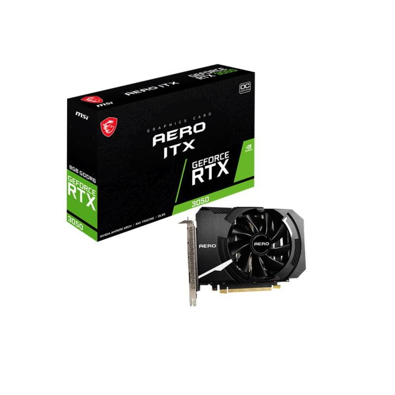 MSI GeForce RTX 3050 AERO ITX 8G OC Grafikkarten (V809-4041R) (V8094041R)