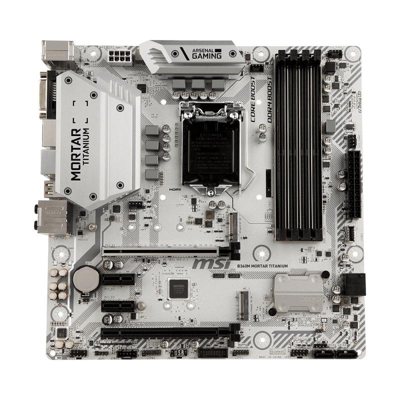 MSI Mainboard 1151 B360M MORTAR TITANIUM micro ATX (7B23-002R) (7B23002R)