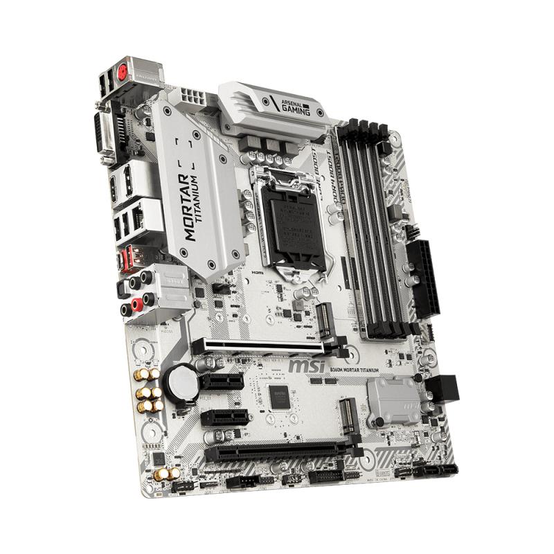 MSI Mainboard 1151 B360M MORTAR TITANIUM micro ATX (7B23-002R) (7B23002R)