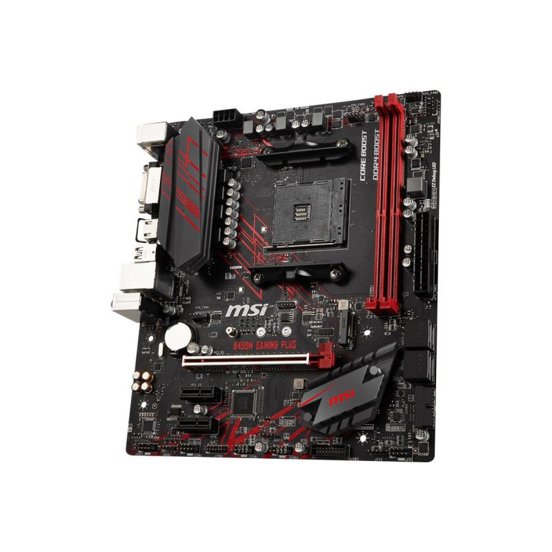 MSI Mainboard AMD AM4 MSI B450M GAMING PLUS (7B87-001R) (7B87001R)