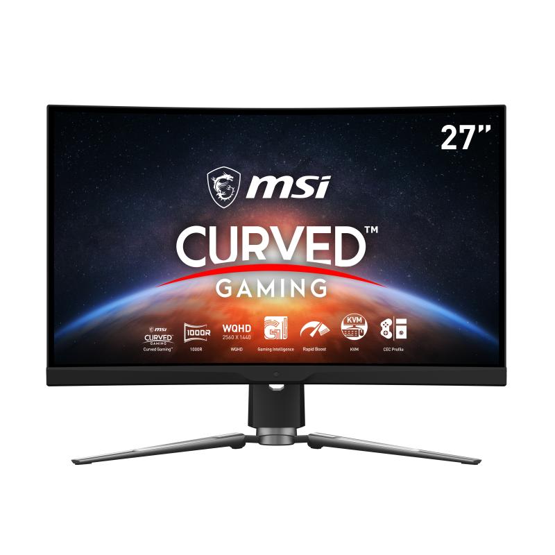 MSI MPG ARTYMIS 273CQR 27inch VA WQHD Curve 1000R 16:9 3000:1 165Hz 550cd m2 1ms 2xHDMI DP USB-C USBC 2 (MPG ARTYMIS 273CQR)