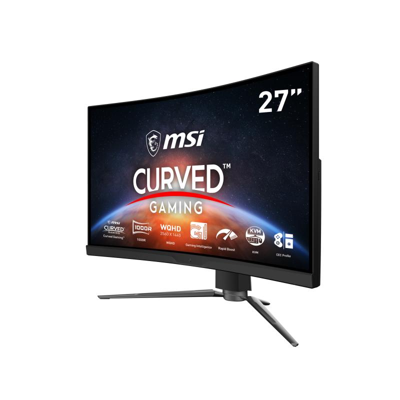 MSI MPG ARTYMIS 273CQR 27inch VA WQHD Curve 1000R 16:9 3000:1 165Hz 550cd m2 1ms 2xHDMI DP USB-C USBC 2 (MPG ARTYMIS 273CQR)