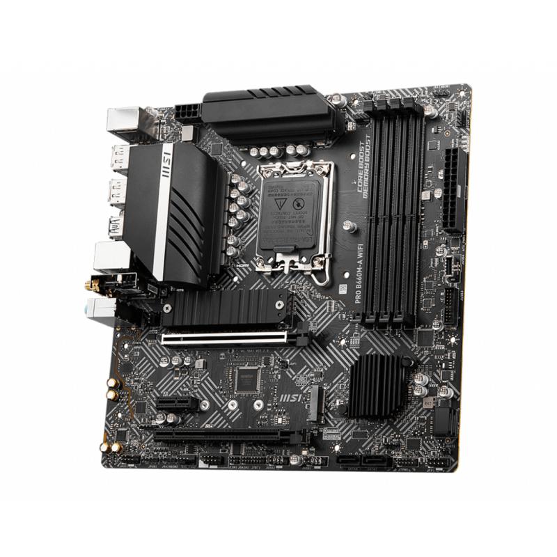 MSI PRO B660M-A B660MA WIFI Motherboard micro ATX LGA1700-Sockel LGA1700Sockel B660 Chipsatz (7D43-006R) (7D43006R)