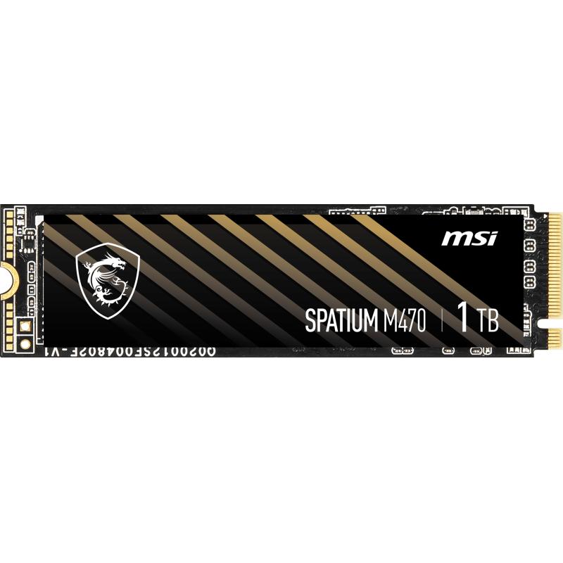 MSI SSD GAMING SPATIUM M470 1TB M2 NVME PCIe 4 0 (S78-440L420-P83) (S78440L420P83)