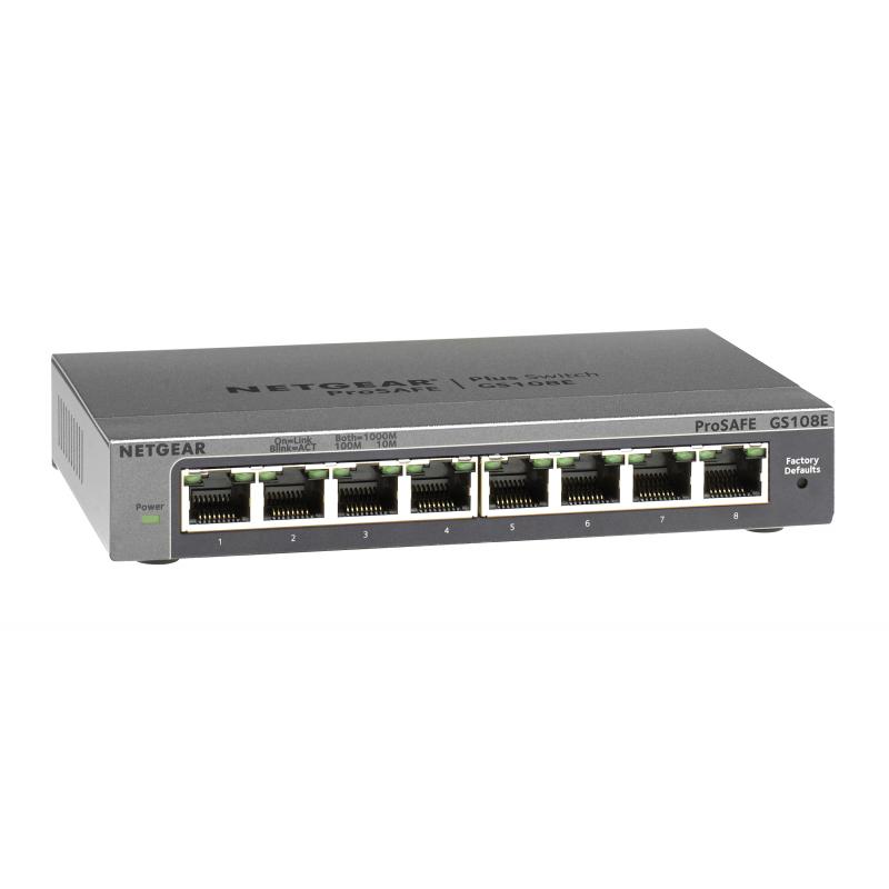 Netgear Switch GS108E (GS108E-300PES) (GS108E300PES)