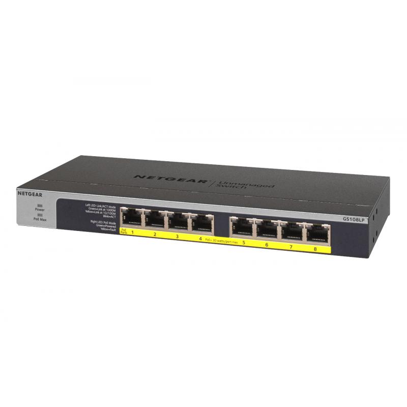Netgear Switch GS108LP (GS108LP-100EUS) (GS108LP100EUS)