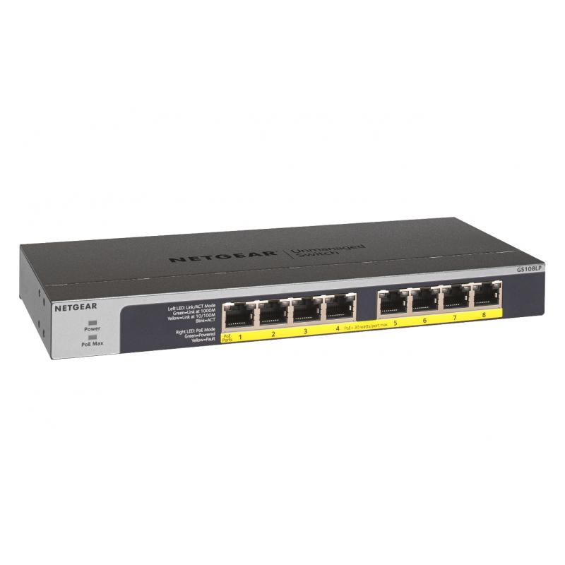 Netgear Switch GS108LP-100EUS GS108LP100EUS (GS108LP-100EUS)