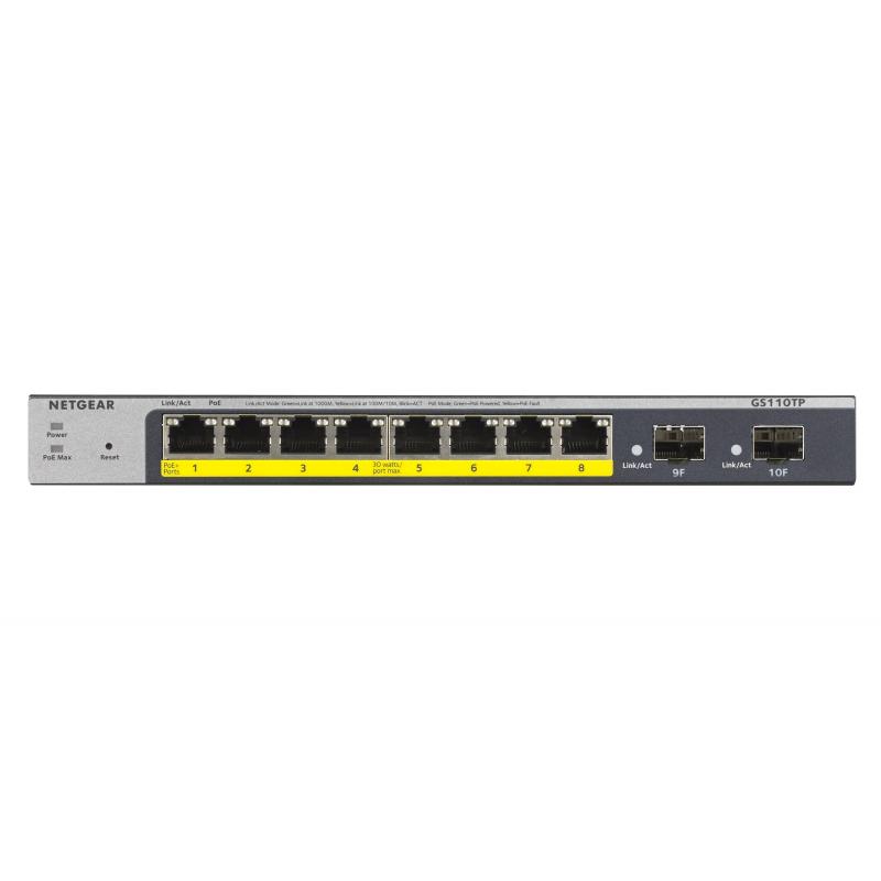 Netgear Switch GS110TP-300EUS GS110TP300EUS (GS110TP-300EUS)