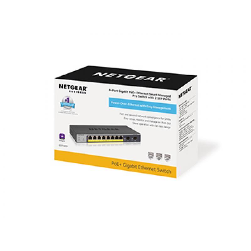 Netgear Switch GS110TP-300EUS GS110TP300EUS (GS110TP-300EUS)