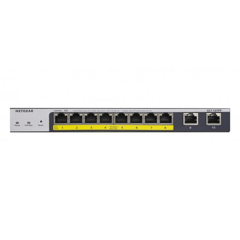 Netgear Switch GS110TPP (GS110TPP-100EUS) (GS110TPP100EUS)