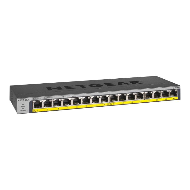 Netgear Switch GS116LP (GS116LP-100EUS) (GS116LP100EUS)