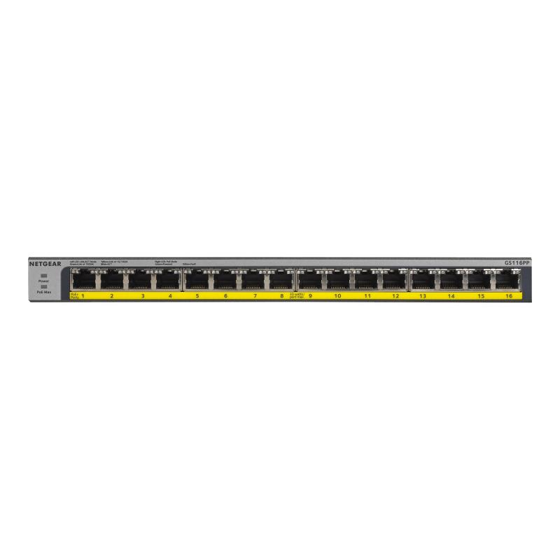Netgear Switch GS116LP (GS116LP-100EUS) (GS116LP100EUS)
