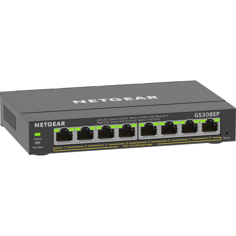 Netgear Switch GS308EP (GS308EP-100PES) (GS308EP100PES)