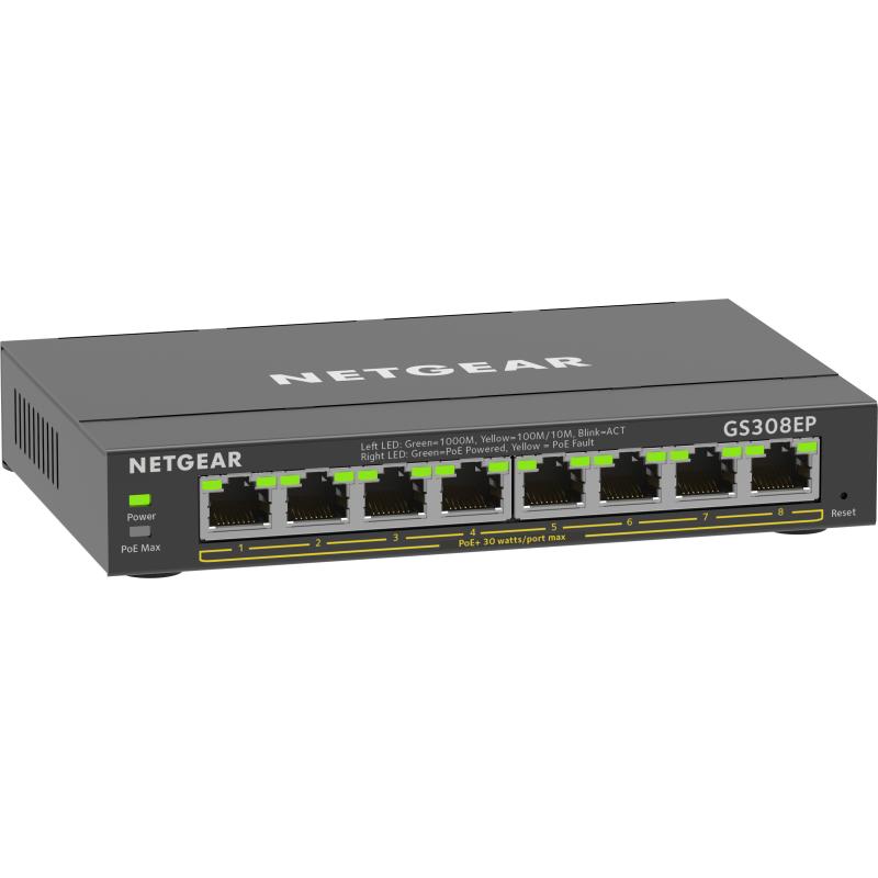Netgear Switch GS308EP-100PES GS308EP100PES (GS308EP-100PES)