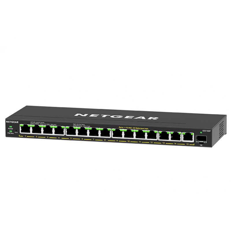 Netgear Switch GS316EP (GS316EP-100PES) (GS316EP100PES)