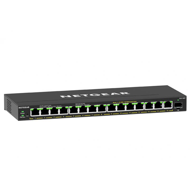 Netgear Switch GS316EP (GS316EP-100PES) (GS316EP100PES)