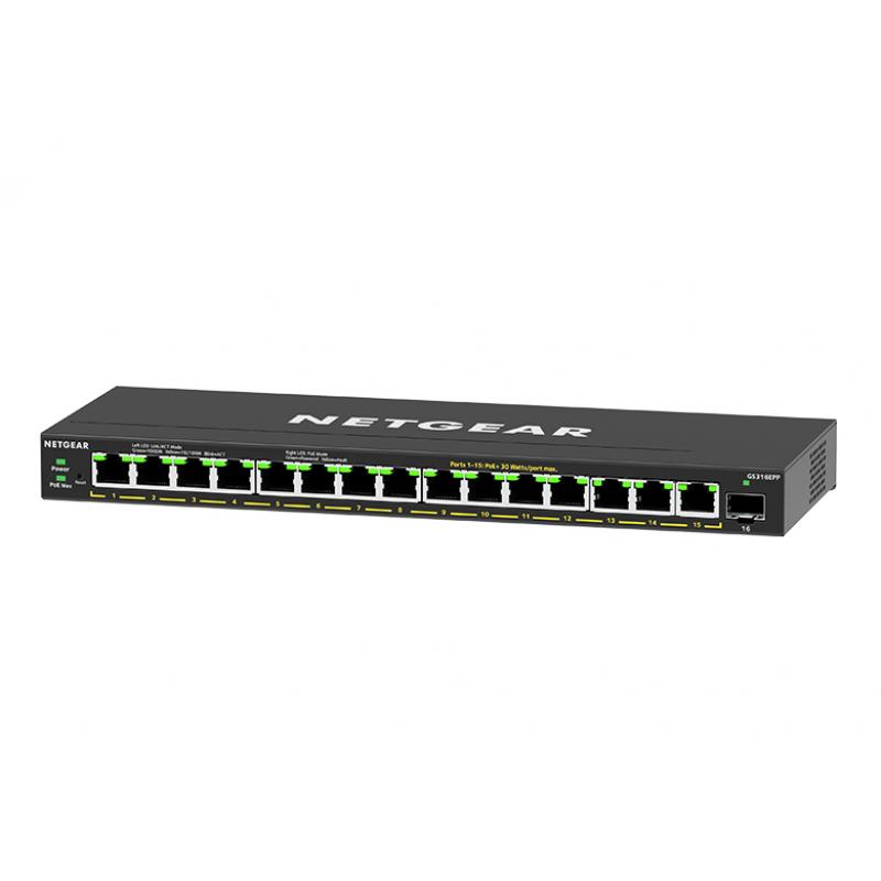 Netgear Switch GS316EPP (GS316EPP-100PES) (GS316EPP100PES)