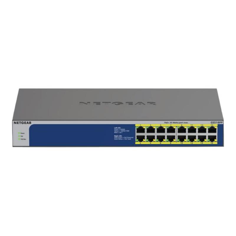 Netgear Switch GS516PP-100EUS GS516PP100EUS (GS516PP-100EUS)