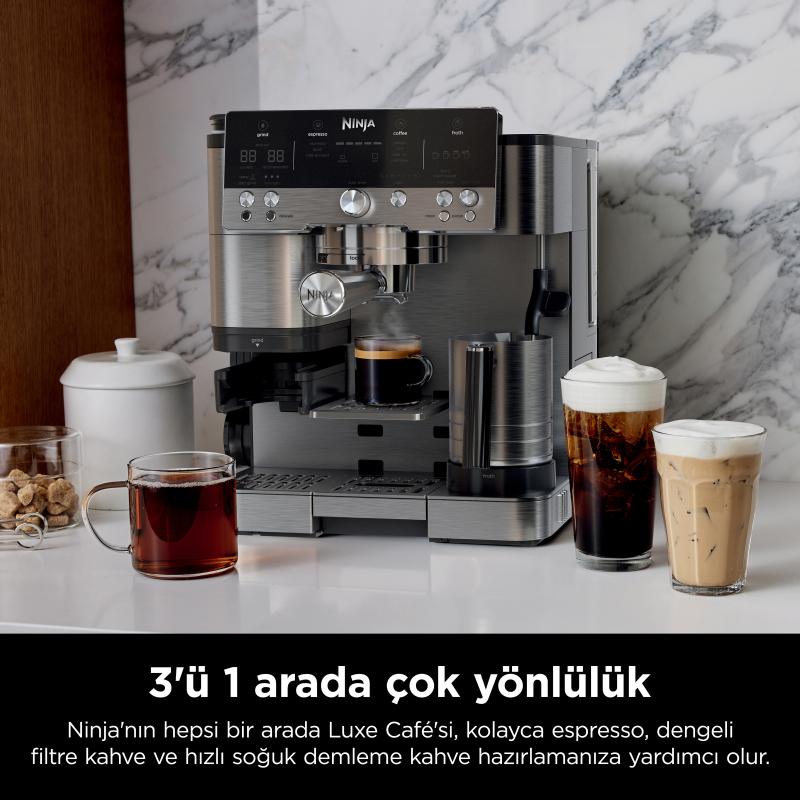 Ninja Coffeemachine Luxe Premier (ES601EU) silver black