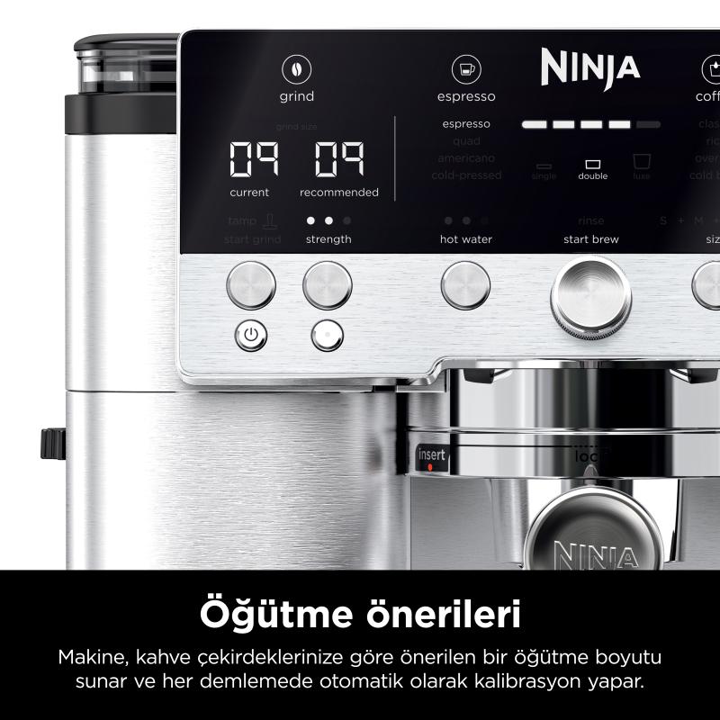 Ninja Coffeemachine Luxe Premier (ES601EU) silver black