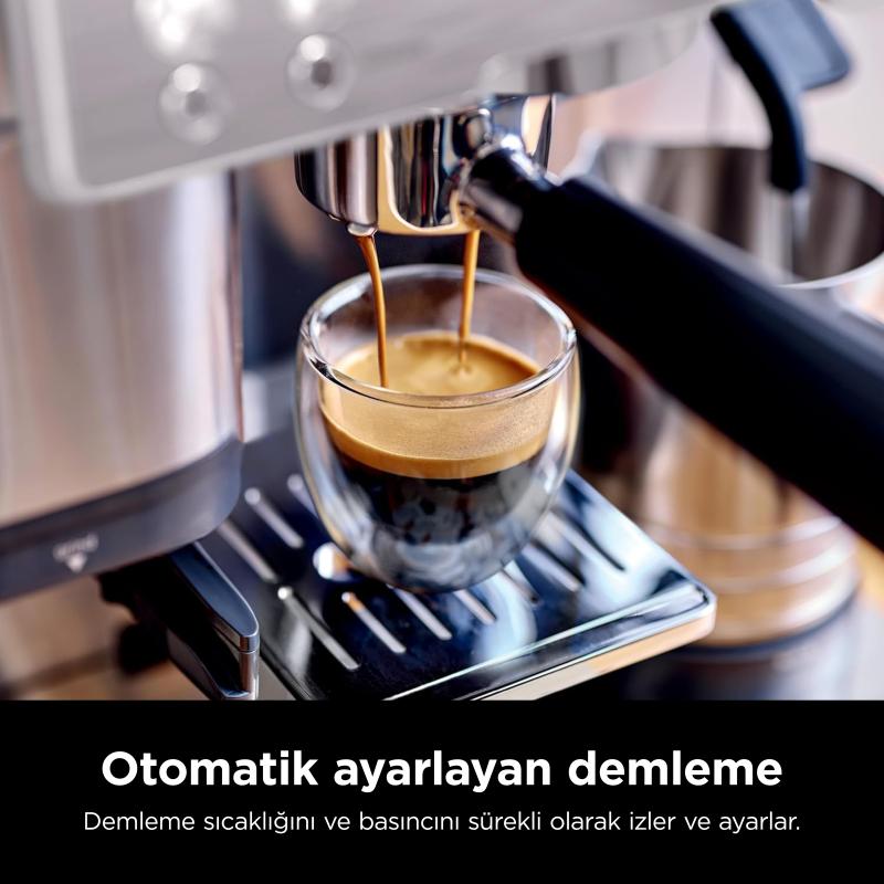 Ninja Coffeemachine Luxe Premier (ES601EU) silver black