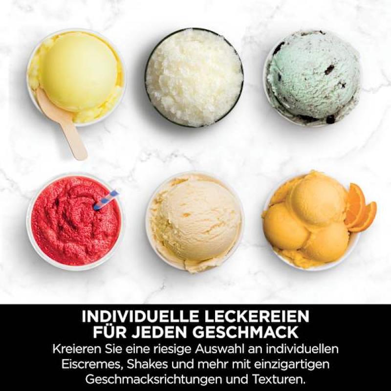 Ninja Icecreme Maker (NC502EU) Creami Deluxe 10-in1 10in1 black silver
