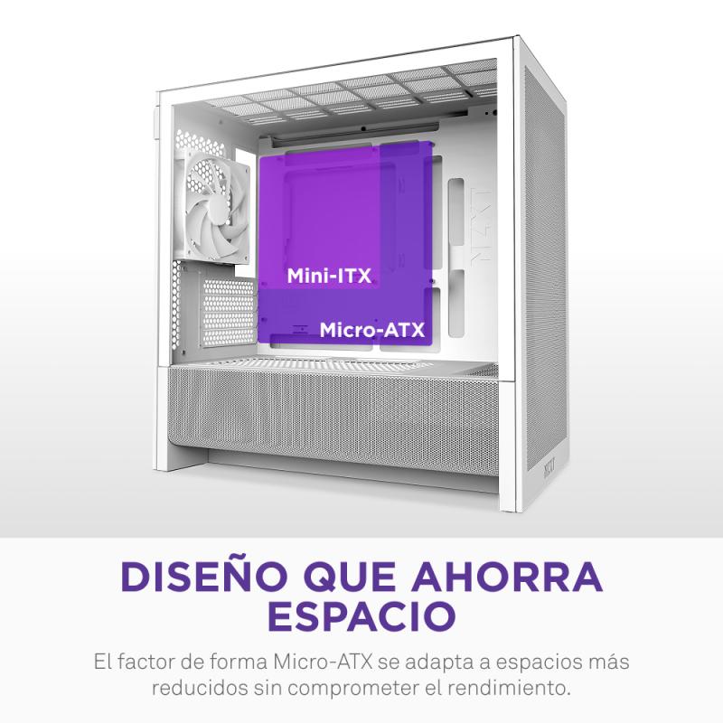 NZXT Case H3 Flow White (CC-H31FW-01) (CCH31FW01)
