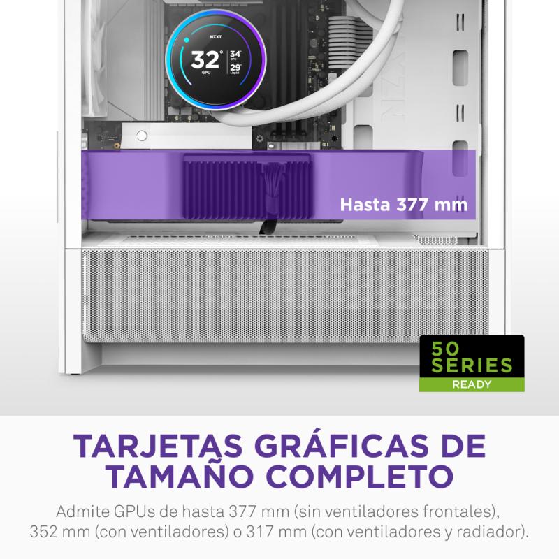NZXT Case H3 Flow White (CC-H31FW-01) (CCH31FW01)