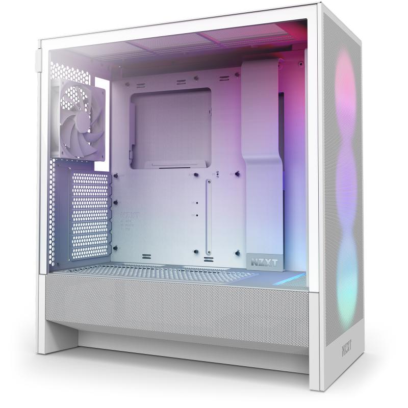NZXT Case H5 Flow RGB White (CC-H52FW-R1) (CCH52FWR1)