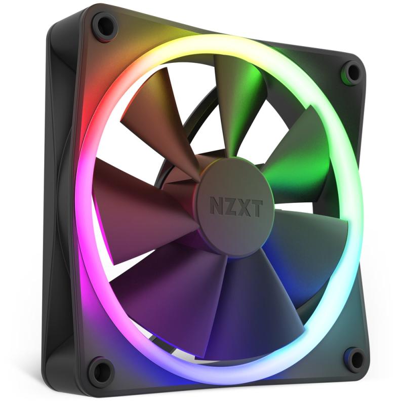NZXT Cooler F Series F120 RGB Black Schwarz (RF-R12SF-B1) (RFR12SFB1)
