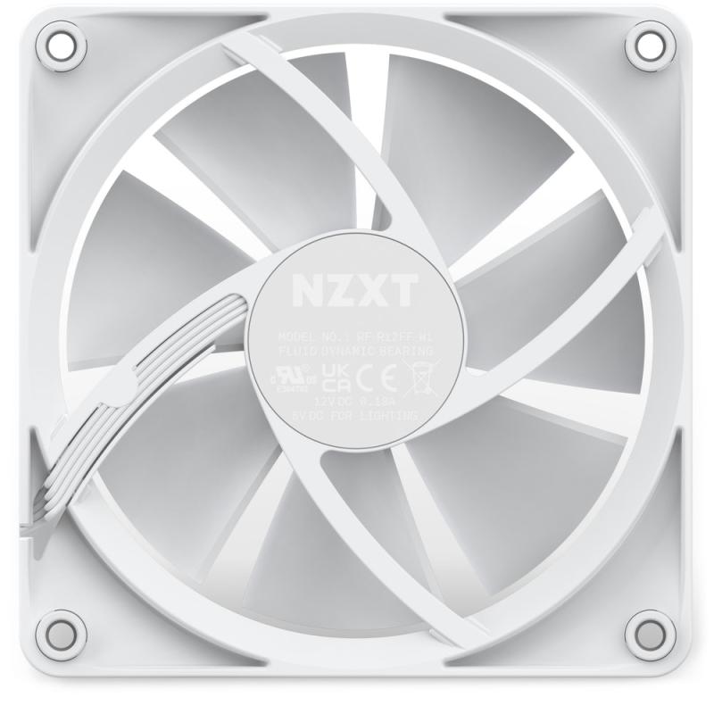 NZXT Cooler F Series F120 RGB White (RF-R12SF-W1) (RFR12SFW1)