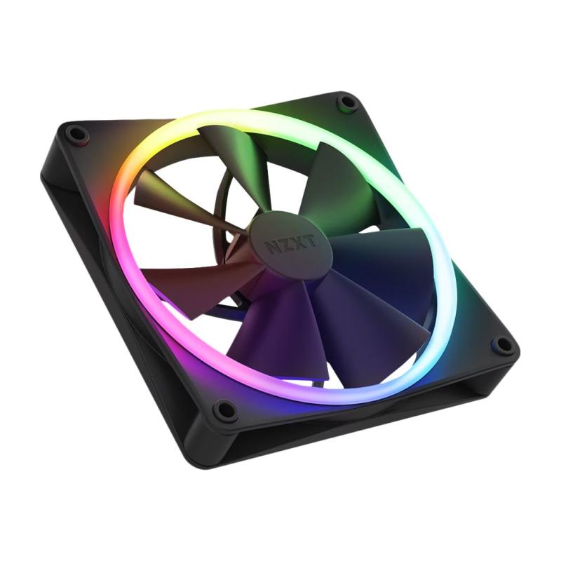 NZXT Cooler F Series F140 RGB Twin Pack Black Schwarz (RF-R14DF-B1) (RFR14DFB1)