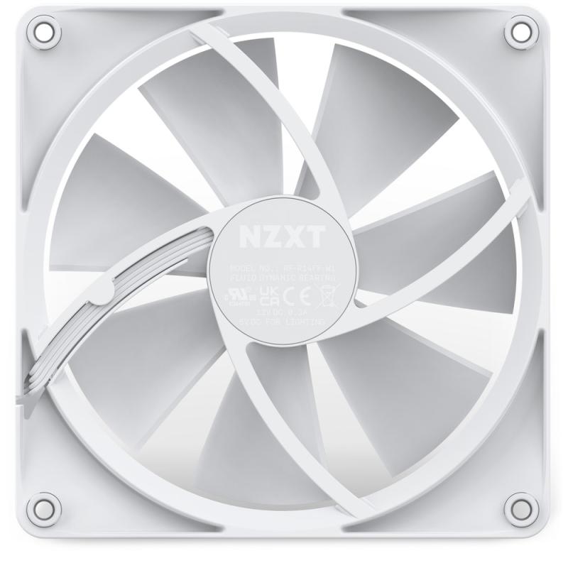 NZXT Cooler F Series F140 RGB White (RF-R14SF-W1) (RFR14SFW1)