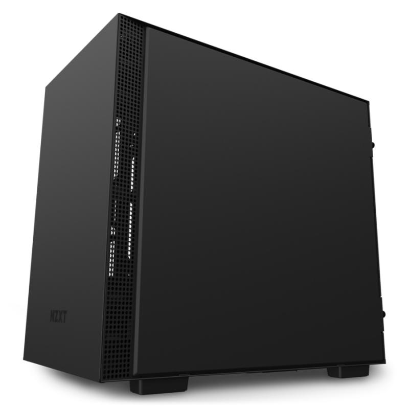 NZXT H series H210 Black Schwarz Tower Mini-ITX MiniITX ohne Netzteil (CA-H210B-B1) (CAH210BB1)