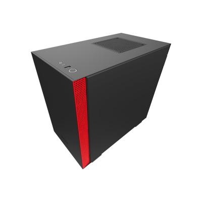 NZXT H series H210i Black Red Tower Mini-ITX MiniITX ohne Netzteil (CA-H210i-BR) (CAH210iBR)